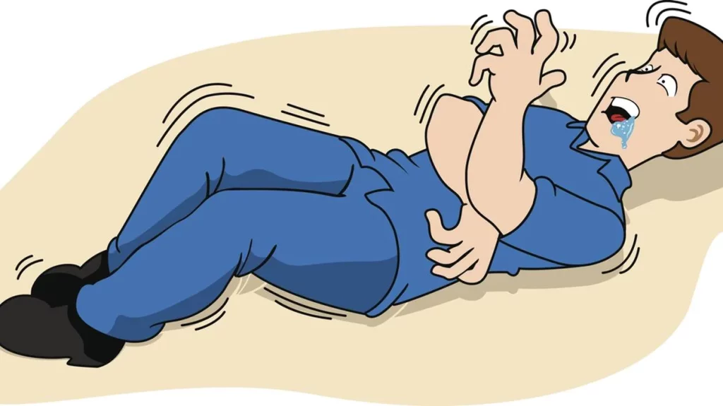 epilepsie illustration homme